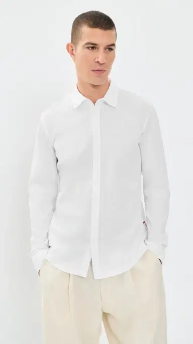 Orlebar Brown Giles Pique Knit Button Down | Thumbnail 2 Orlebar Brown Giles Pique Knit Button Down | Thumbnail 2