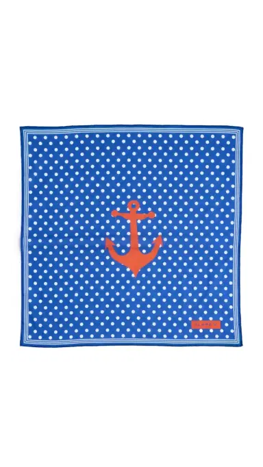 Clare V. Polka-Dot Bandana Nautique One Size | Thumbnail 6