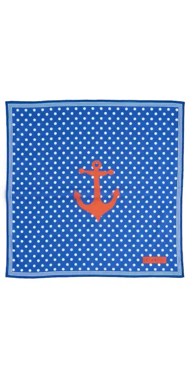 Clare V. Polka-Dot Bandana Nautique One Size | Thumbnail 1