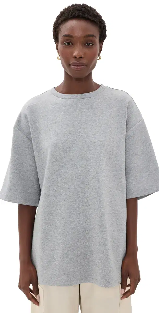 The Garment Bow Tee Grey One Size