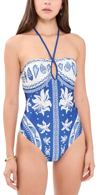 Farm Rio One Piece Sea Charms Off White | Thumbnail 1