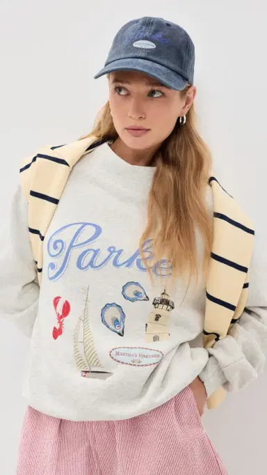 PARKE Martha's Vineyard Baseball Cap Washed Navy One Size | Thumbnail 3 PARKE Martha's Vineyard Baseball Cap Washed Navy One Size | Thumbnail 3