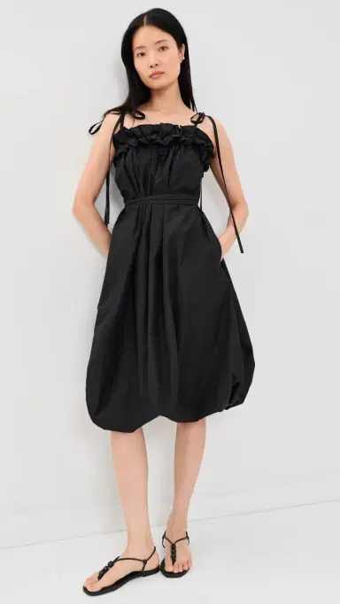Lee Mathews Rosie Cami Midi Dress Black 1 | Thumbnail 2