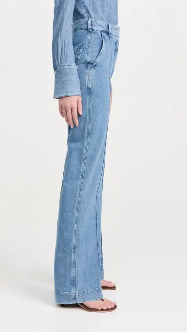 Another Tomorrow Denim Trousers | Thumbnail 4 Another Tomorrow Denim Trousers | Thumbnail 4