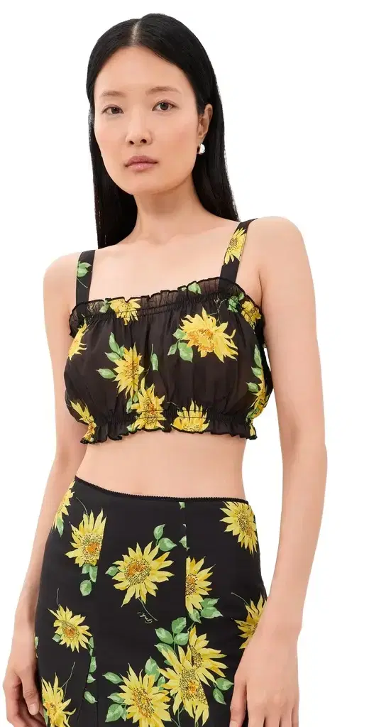Lisa Says Gah Addison Top Golden Flower