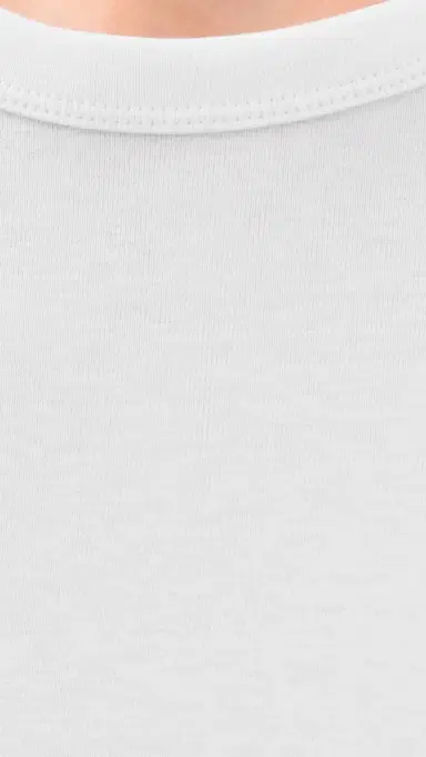 Madewell The '90s Crewneck Tee In Compact Cotton White | Thumbnail 6