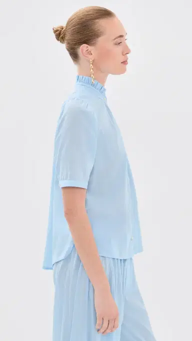 ALIX OF BOHEMIA Winnie Button Down Shirt Light Blue L | Thumbnail 4 ALIX OF BOHEMIA Winnie Button Down Shirt Light Blue L | Thumbnail 4