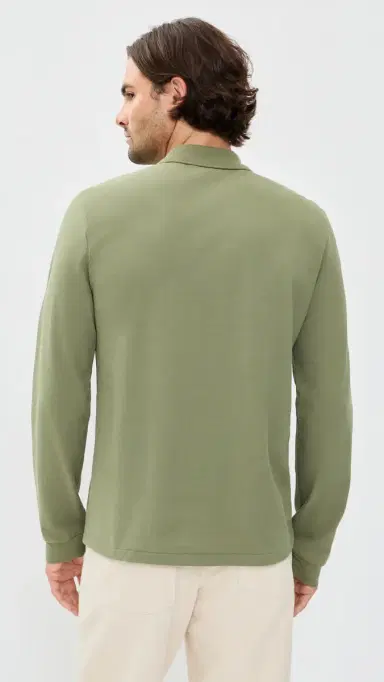 Lacoste Original Long Sleeve Cotton Pique Polo | Thumbnail 3