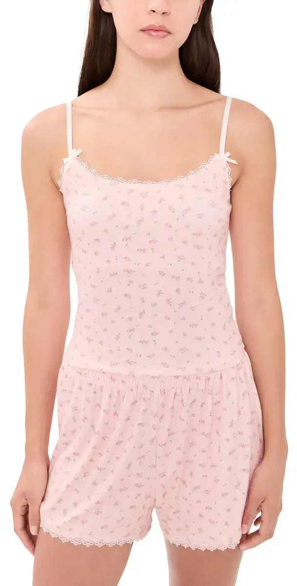 Z Supply Better Off Ditsy Tank Rosewater