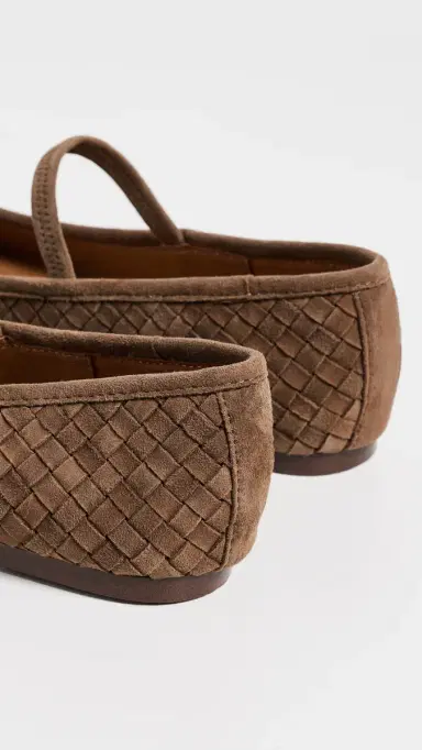 Madewell Greta Woven Flats Light Umber | Thumbnail 4