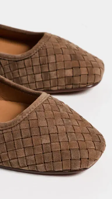 Madewell Greta Woven Flats Light Umber | Thumbnail 6