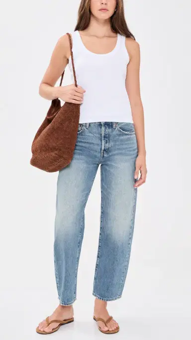 Madewell The Barrel Leg Jeans Solstice Wash | Thumbnail 5