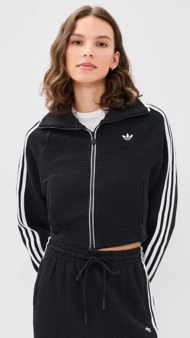 Adidas Firebird Track Top Black/Cloud White L | Thumbnail 2 Adidas Firebird Track Top Black/Cloud White L | Thumbnail 2
