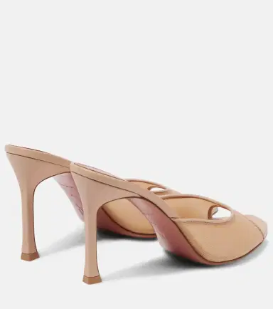 Amina Muaddi Alexa 95 mesh mules | Thumbnail 4