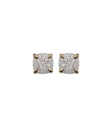 David Yurman Châtelaine 18kt gold earrings with diamonds | Thumbnail 1 David Yurman Châtelaine 18kt gold earrings with diamonds | Thumbnail 1