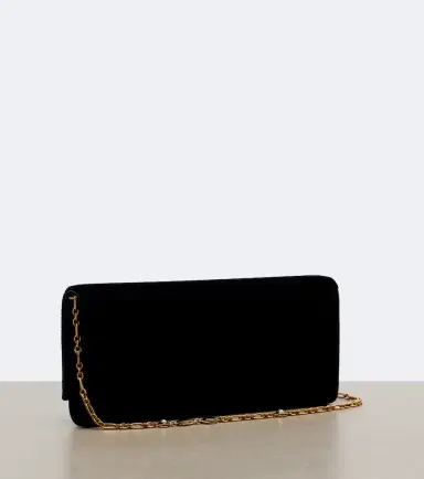 Saint Laurent Cassandre velvet clutch | Thumbnail 3