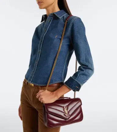 Saint Laurent Loulou Small leather shoulder bag | Thumbnail 7