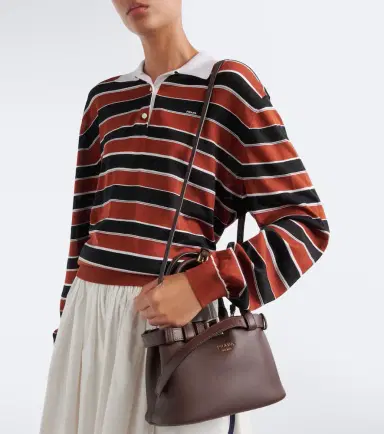 Prada Buckle Small leather top-handle bag | Thumbnail 5