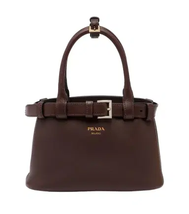 Prada Buckle Small leather top-handle bag | Thumbnail 1