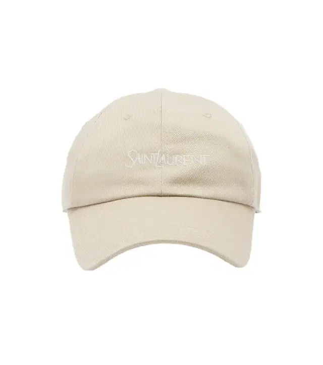 Saint Laurent Logo cotton gabardine baseball cap