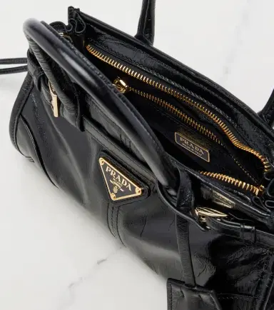Prada Bonnie Mini leather top-handle bag | Thumbnail 3