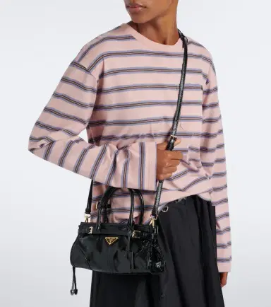 Prada Bonnie Mini leather top-handle bag | Thumbnail 5