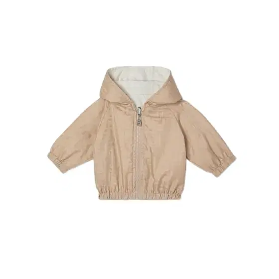 Reversible baby windbreaker jacket