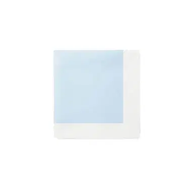 Fendi Light blue jersey fleece baby blanket featuring a white | Thumbnail 1