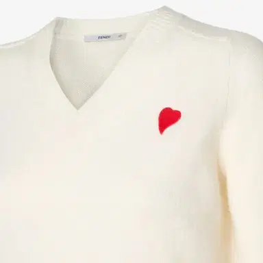 Fendi V-neck jumper with long raglan sleeves | Thumbnail 3 Fendi V-neck jumper with long raglan sleeves | Thumbnail 3
