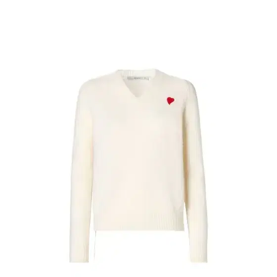Fendi V-neck jumper with long raglan sleeves