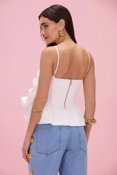PatBo BLOSSOM POPLIN FLORAL TOP | Thumbnail 4