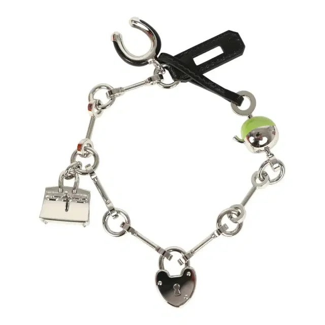 HERMÈS Hermes Bijou De Sac Charm Black Box Palladium Hardware