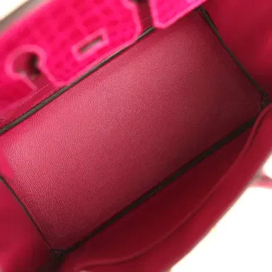 HERMÈS Hermes Birkin 25 Rose Sheherazade Shiny Porosus Crocodile Gold Hardware | Thumbnail 8 HERMÈS Hermes Birkin 25 Rose Sheherazade Shiny Porosus Crocodile Gold Hardware | Thumbnail 8