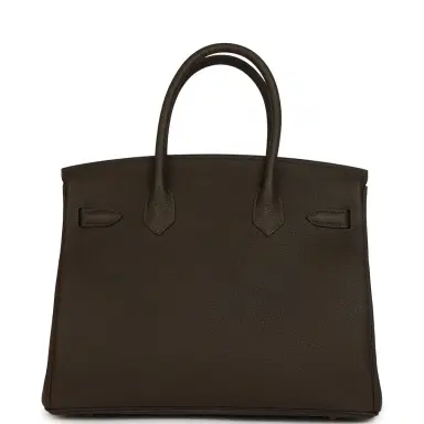 HERMÈS Hermes Birkin 30 Vert Loden Togo Permabrass Hardware | Thumbnail 4