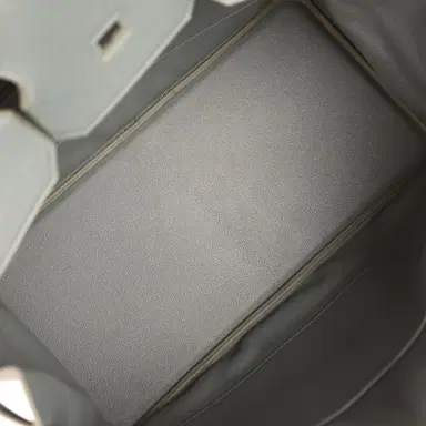 HERMÈS Hermes Birkin 40 Vert Mangrove Togo Palladium Hardware | Thumbnail 8
