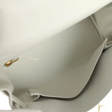 HERMÈS Hermes Kelly Retourne 25 New White Swift Gold Hardware | Thumbnail 8