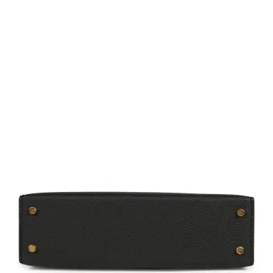 HERMÈS Hermes Kelly Sellier 20 Black Epsom Gold Hardware | Thumbnail 6