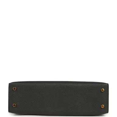 HERMÈS Hermes Kelly Sellier 20 Black Epsom Gold Hardware | Thumbnail 6