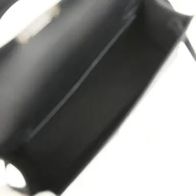 HERMÈS Hermes Kelly Sellier 20 Black Epsom Palladium Hardware | Thumbnail 8