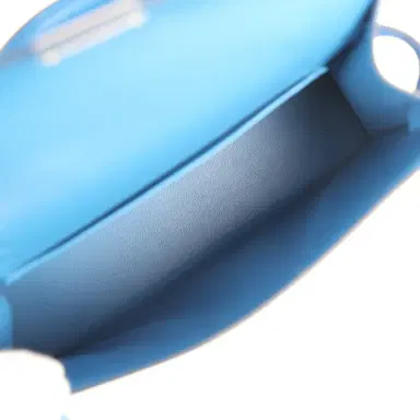 HERMÈS Hermes Kelly Sellier 20 Bleu Zellige Epsom Palladium Hardware | Thumbnail 8 HERMÈS Hermes Kelly Sellier 20 Bleu Zellige Epsom Palladium Hardware | Thumbnail 8