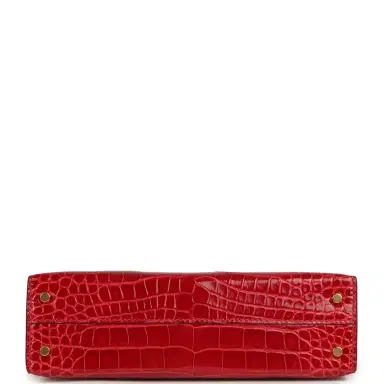 HERMÈS Hermes Kelly Sellier 20 Braise Shiny Alligator Gold Hardware | Thumbnail 6 HERMÈS Hermes Kelly Sellier 20 Braise Shiny Alligator Gold Hardware | Thumbnail 6
