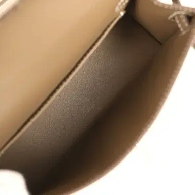 HERMÈS Hermes Kelly Sellier 20 Etoupe Epsom Palladium Hardware | Thumbnail 8