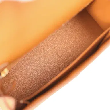 HERMÈS Hermes Kelly Sellier 25 Gold Epsom Gold Hardware | Thumbnail 8