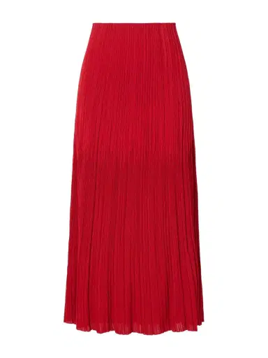 Balmain Plissé-crepe Midi Skirt | Thumbnail 1 Balmain Plissé-crepe Midi Skirt | Thumbnail 1