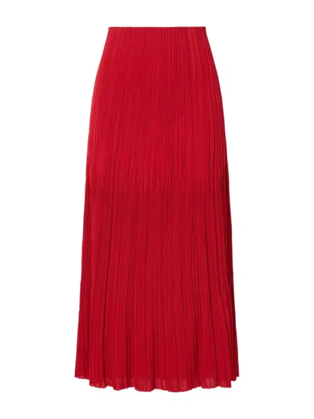 Balmain Plissé-crepe Midi Skirt