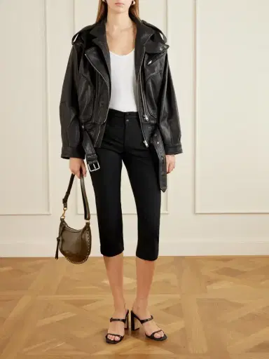Isabel Marant Berna Cotton-twill Capri Pants | Thumbnail 2 Isabel Marant Berna Cotton-twill Capri Pants | Thumbnail 2