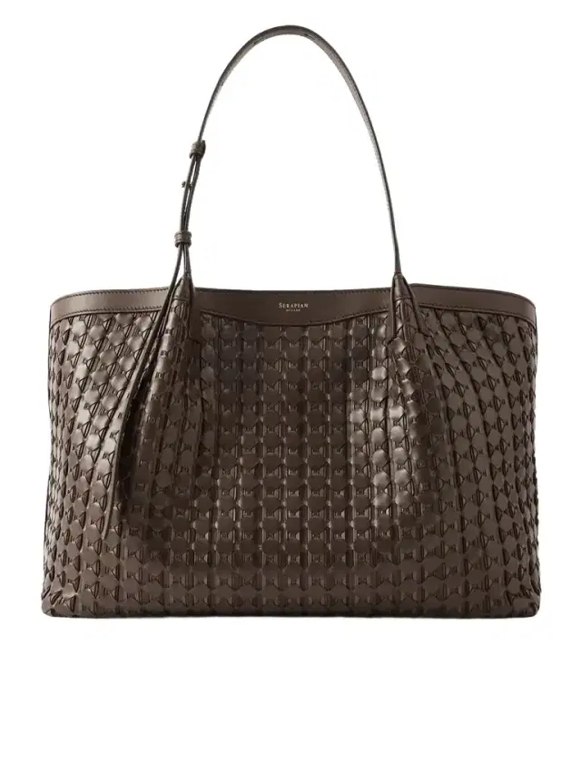 Serapian Secret Mosaico Leather Tote