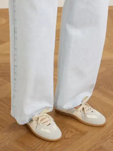 Maison Margiela Replica Suede-trimmed Leather Sneakers | Thumbnail 2 Maison Margiela Replica Suede-trimmed Leather Sneakers | Thumbnail 2