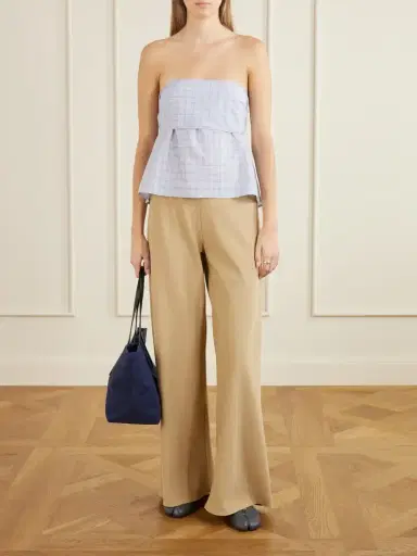 Maison Margiela Tabi Split-toe Textured Leather Ballet Flats | Thumbnail 4