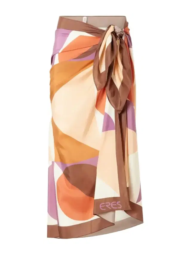 Eres Luisa Printed Cotton And Silk-blend Sarong